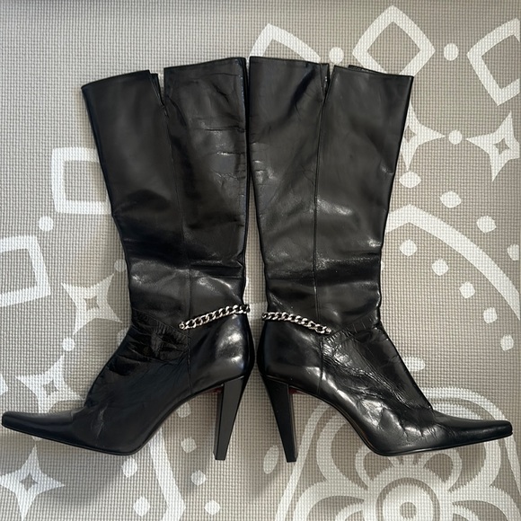 🚫SOLD🚫Nine West Patent Leather Size 9 Boots - Picture 12 of 17
